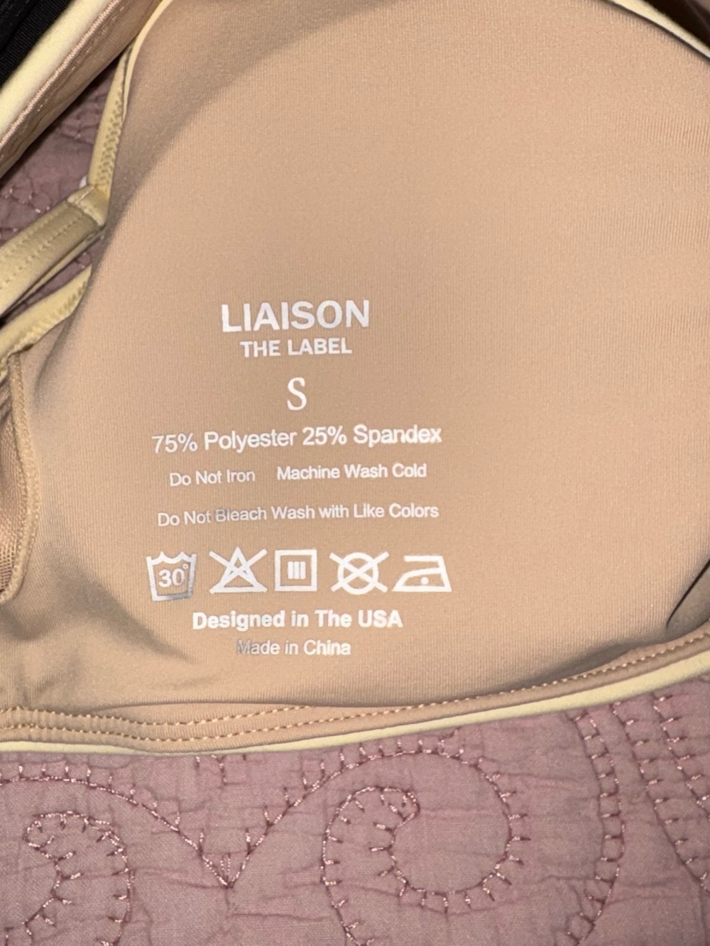 Liaison the Label - Cypress/Daylight double layer sports bra. - Picture 3 of 3